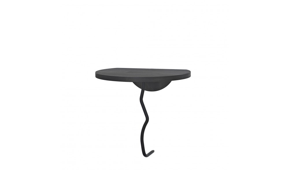 Raft de perete Leu - negru, antracit