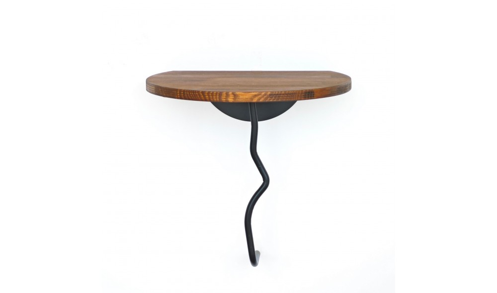 Raft de perete Leu - Castan, Negru