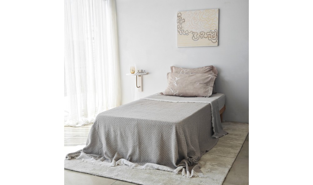 Raft de perete Reve - auriu, alb