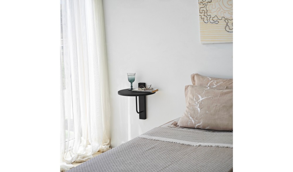 Raft de perete Reve - Antracit, Negru