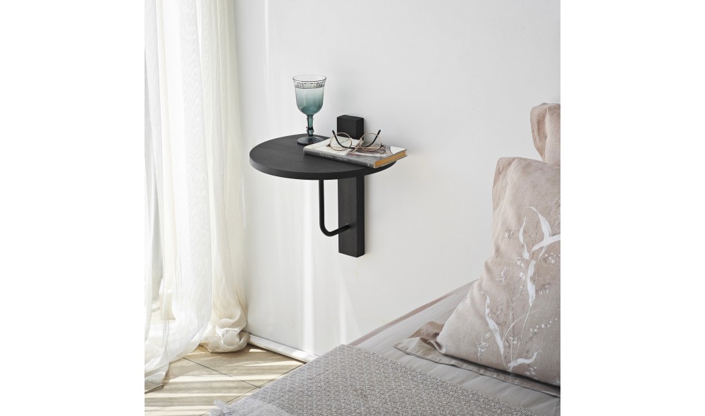 Raft de perete Reve - Antracit, Negru