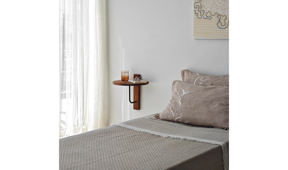 Raft de perete Reve - Castan, Negru