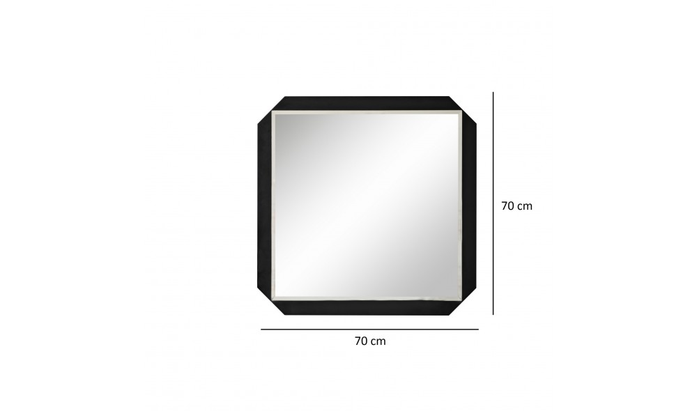 Oglinda Carre - Negru
