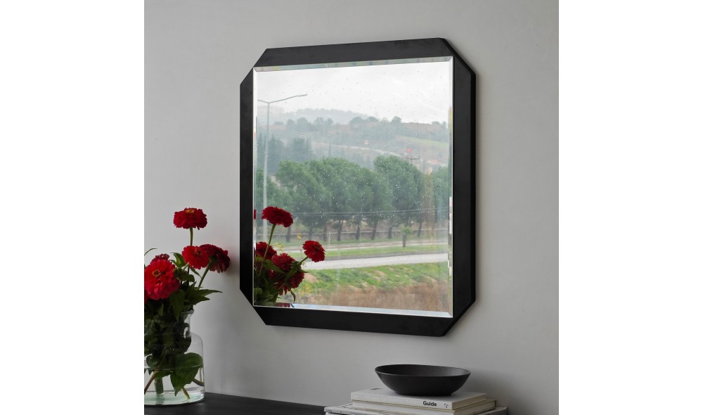 Oglinda Carre - Negru
