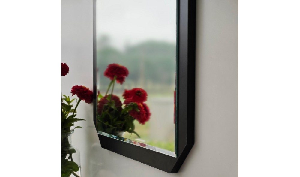 Oglinda Carre - Negru