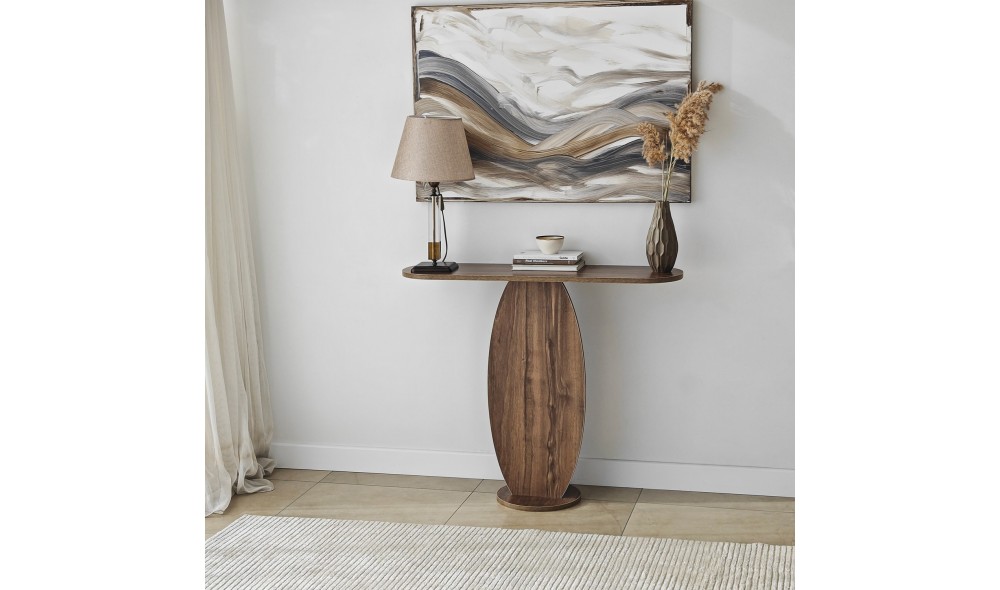 Comoda, Ellittica, Nuc, 100 x 81 x 30 cm