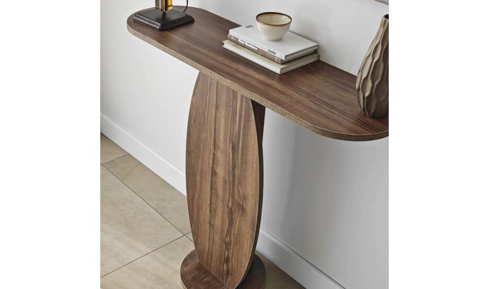 Comoda, Ellittica, Nuc, 100 x 81 x 30 cm