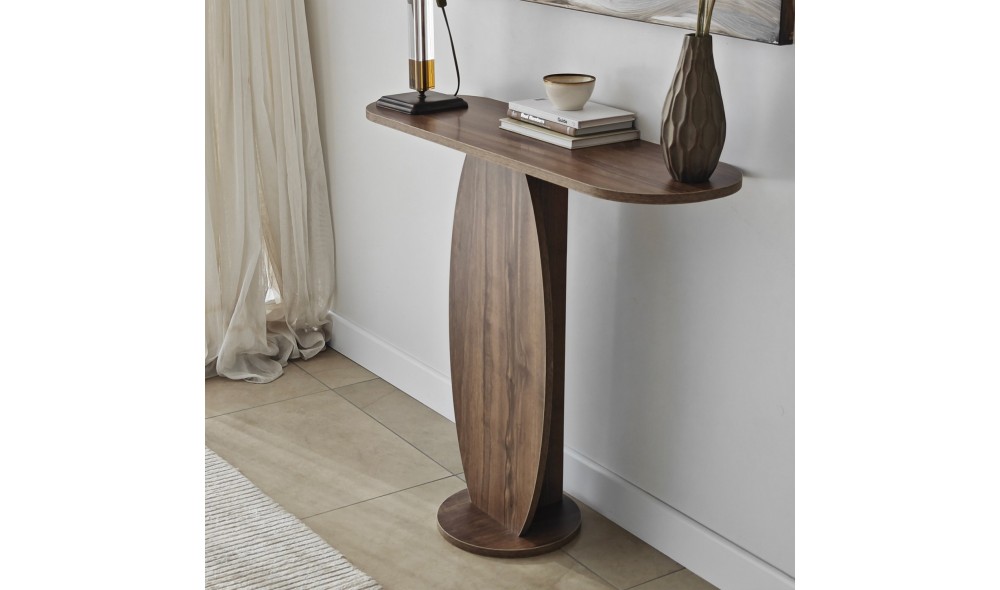 Comoda, Ellittica, Nuc, 100 x 81 x 30 cm