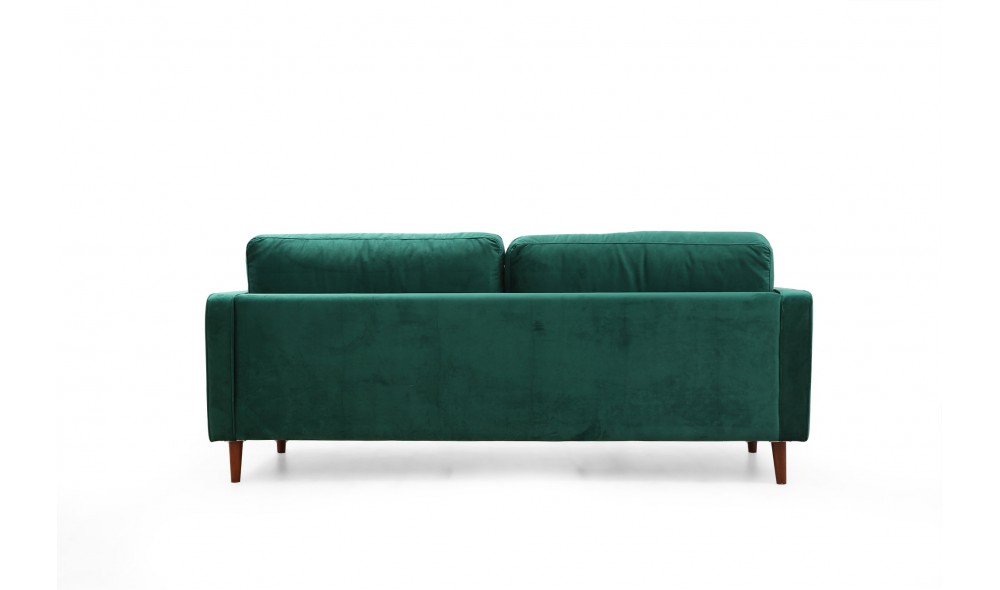 Canapea cu 3 locuri Roma - Verde 90 x 70 x 215 cm