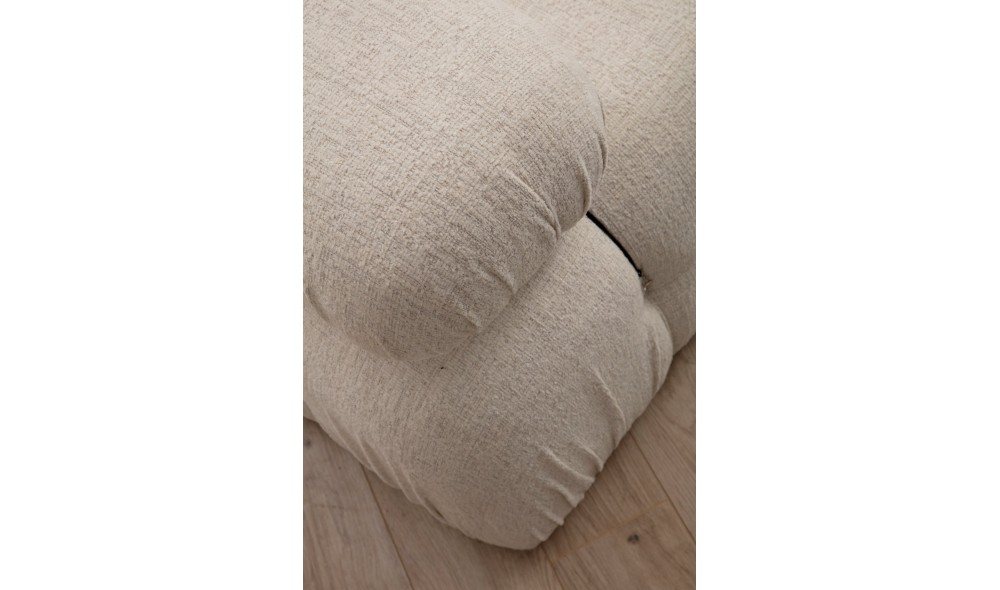 Tuffet Bubble Pouffe - Crema Bouclette