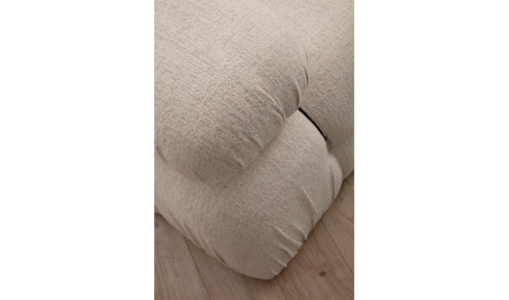 Canapea cu 3 locuri Bubble 3 locuri ( L1-O1-1R) - Bouclette 95 x 75 x 288 cm