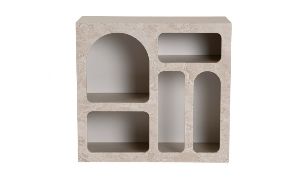 Consola, Lessa - Travertine, 80 x 74 x 37 cm