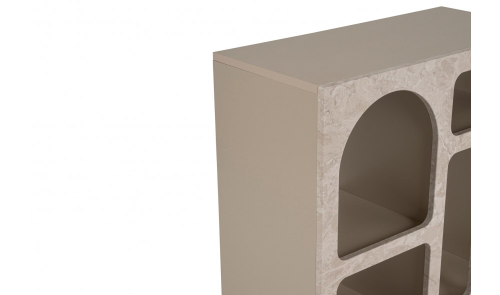 Consola, Lessa - Travertine, 80 x 74 x 37 cm