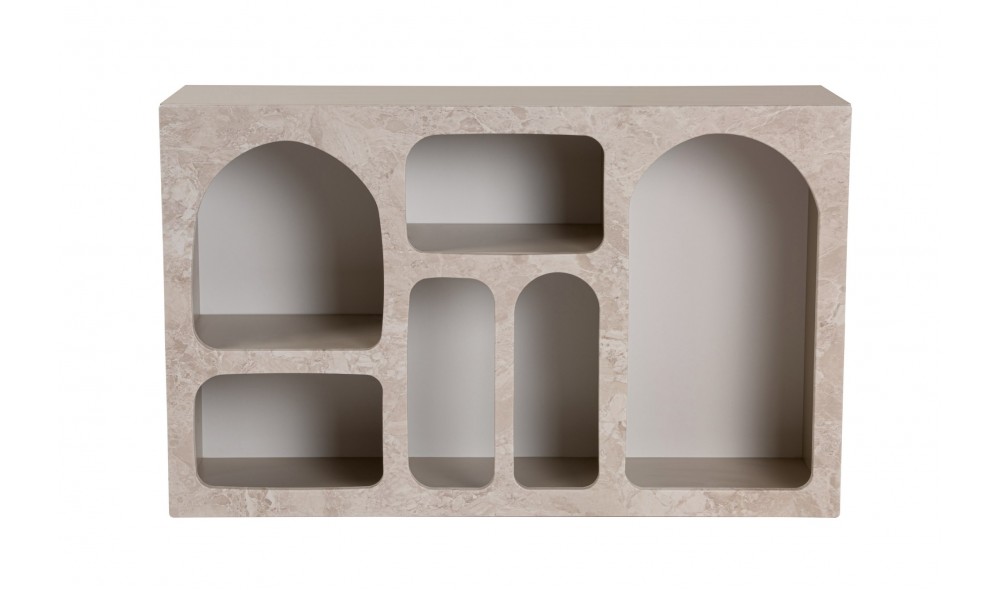 Consola, Liva 120 - Traverten, 120 x 74 x 37 cm