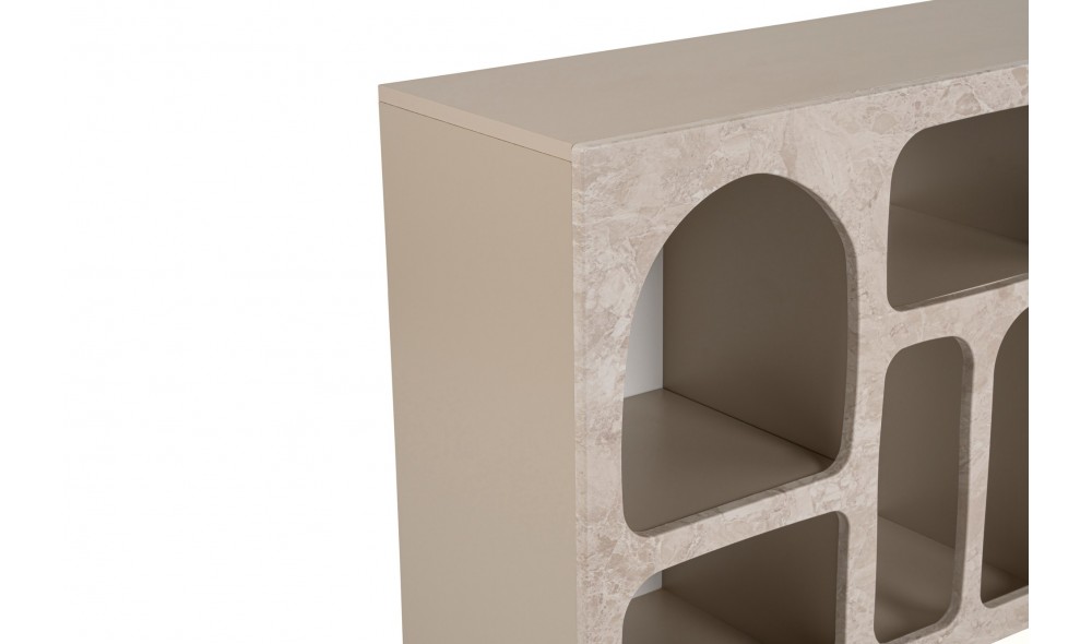 Consola, Liva 120 - Traverten, 120 x 74 x 37 cm