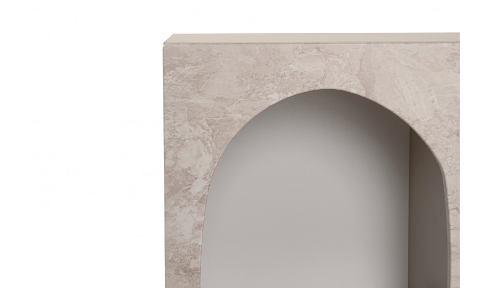 Consola, Liva 120 - Traverten, 120 x 74 x 37 cm