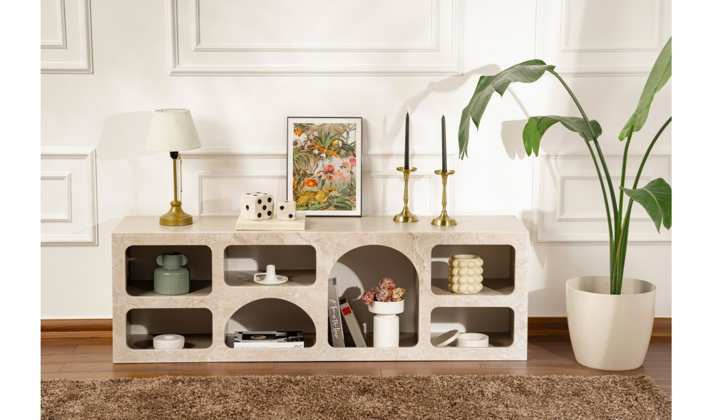 Consola, Ferlis - Travertine, 160 x 51 x 40 cm