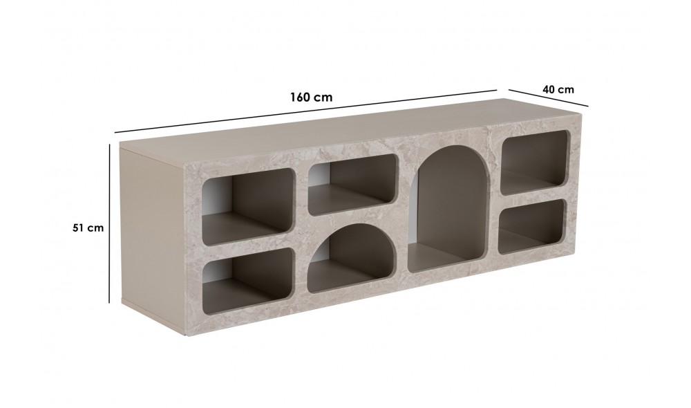 Consola, Ferlis - Travertine, 160 x 51 x 40 cm