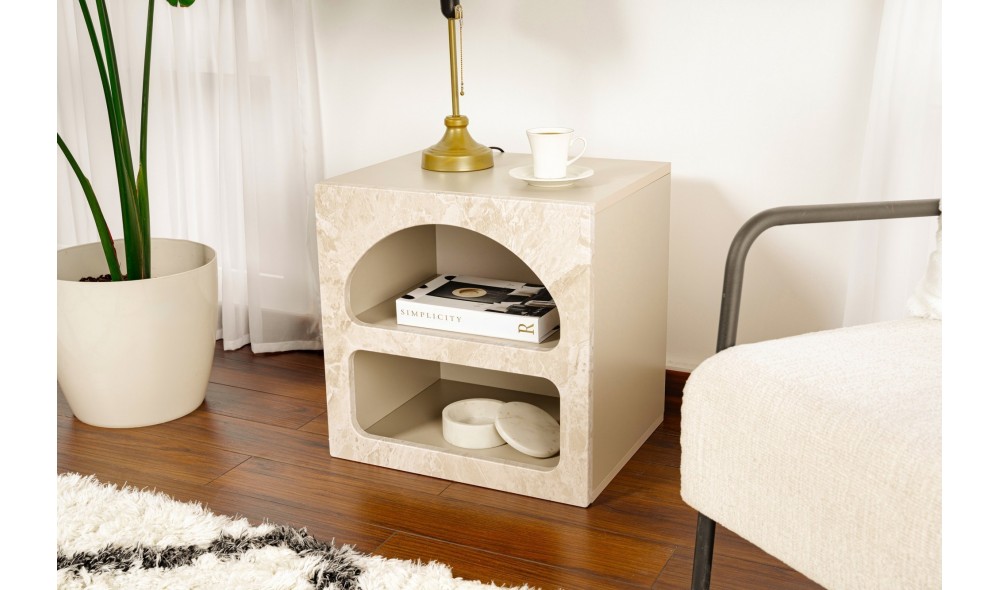 Noptiera, Lorin - Travertine, 50 x 50 x 40 cm