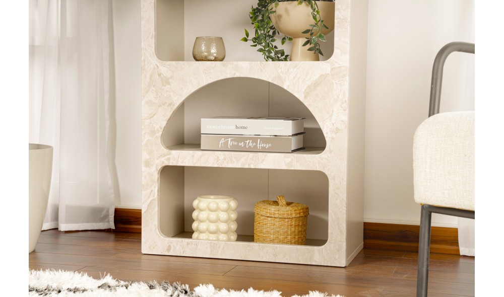 Biblioteca, Venus - Travertine, 60 x 150 x 32 cm