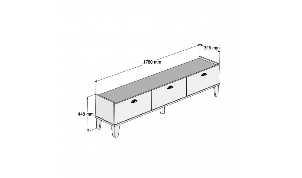 Suport TV Sumer E3630 178 x 44 x 34 cm