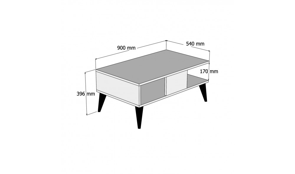 Masuta de cafea Lidia 90 x 39 x 54 cm