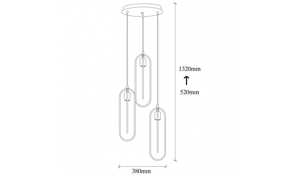 Candelabru Cerco - 2021 38 x 132 x 38 cm