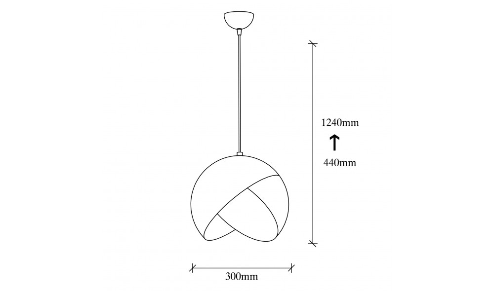 Candelabru Pacman - 2633 30 x 28 x 30 cm