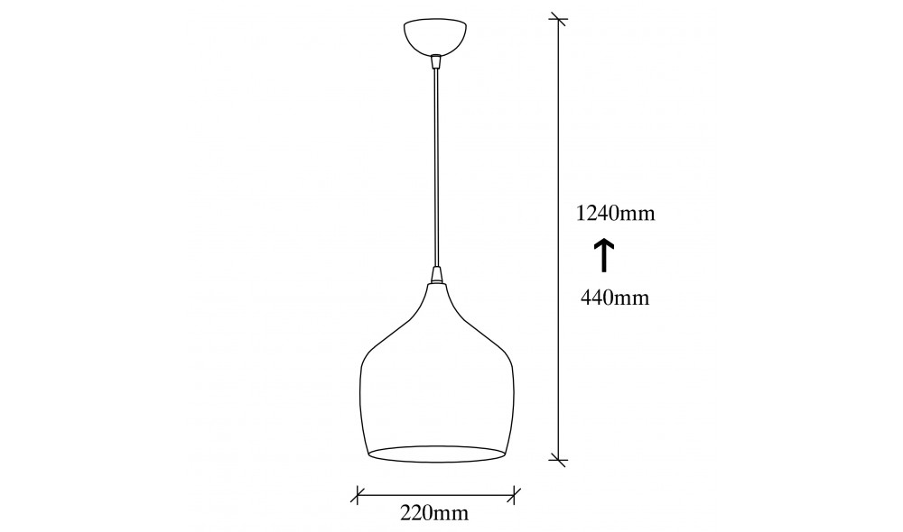 Candelabru Dodo - 2702 22 x 124 x 22 cm