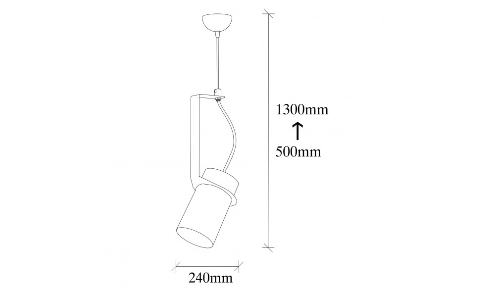 Candelabru Spot - 2906 24 x 130 x 24 cm