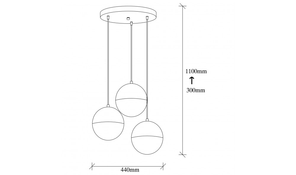 Candelabru Bastos - 6156 44 x 111 x 44 cm