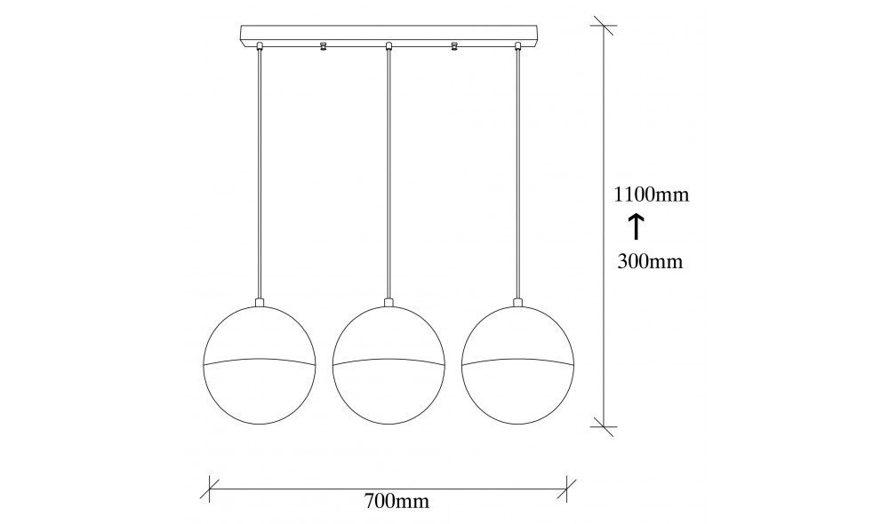 Candelabru Bastos - 6161 70 x 111 x 20 cm