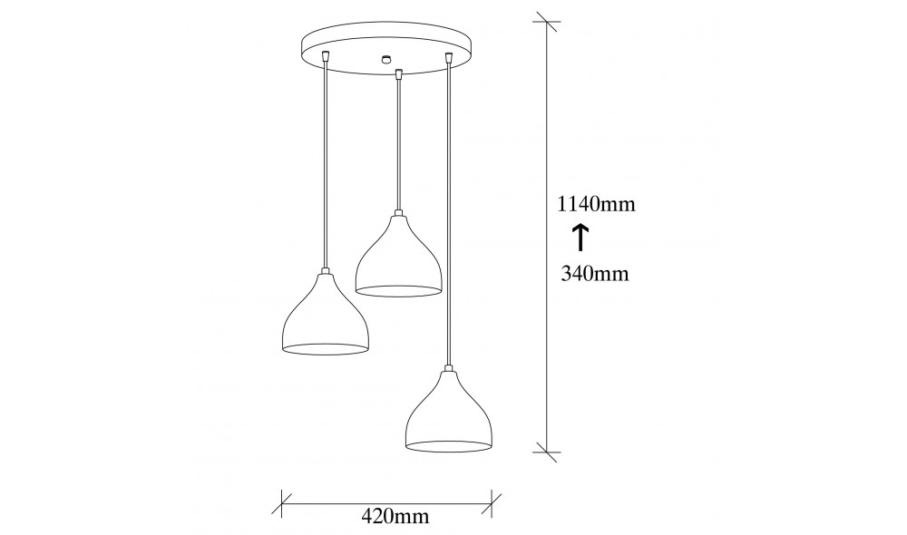 Candelabru Tatuaj - 6201 42 x 114 x 42 cm