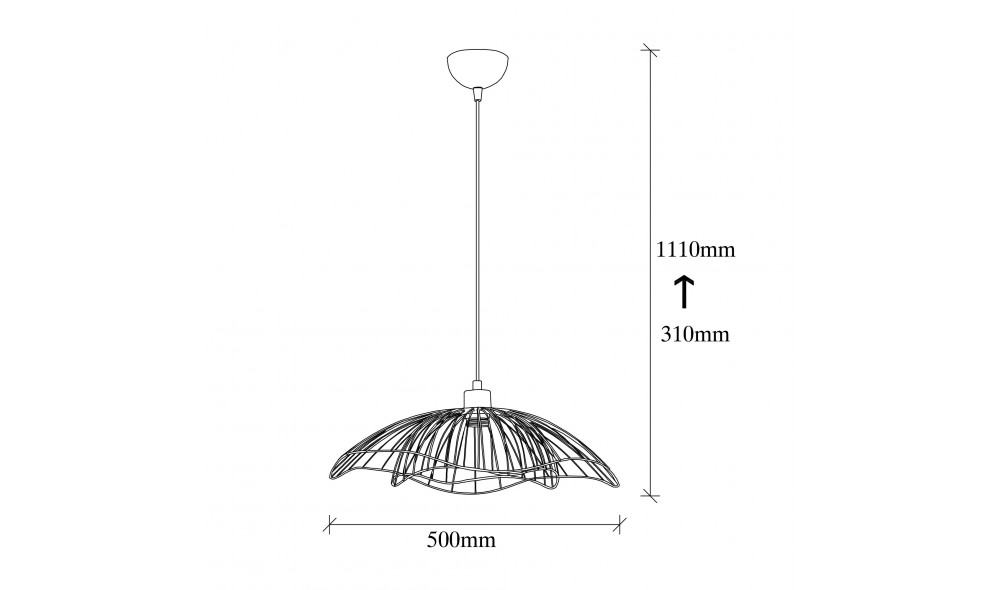 Candelabru Farac - 6380 50 x 31 x 50 cm