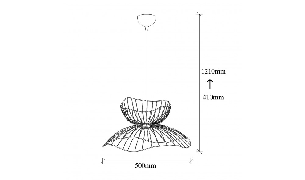 Candelabru Farac - 6390 50 x 41 x 50 cm