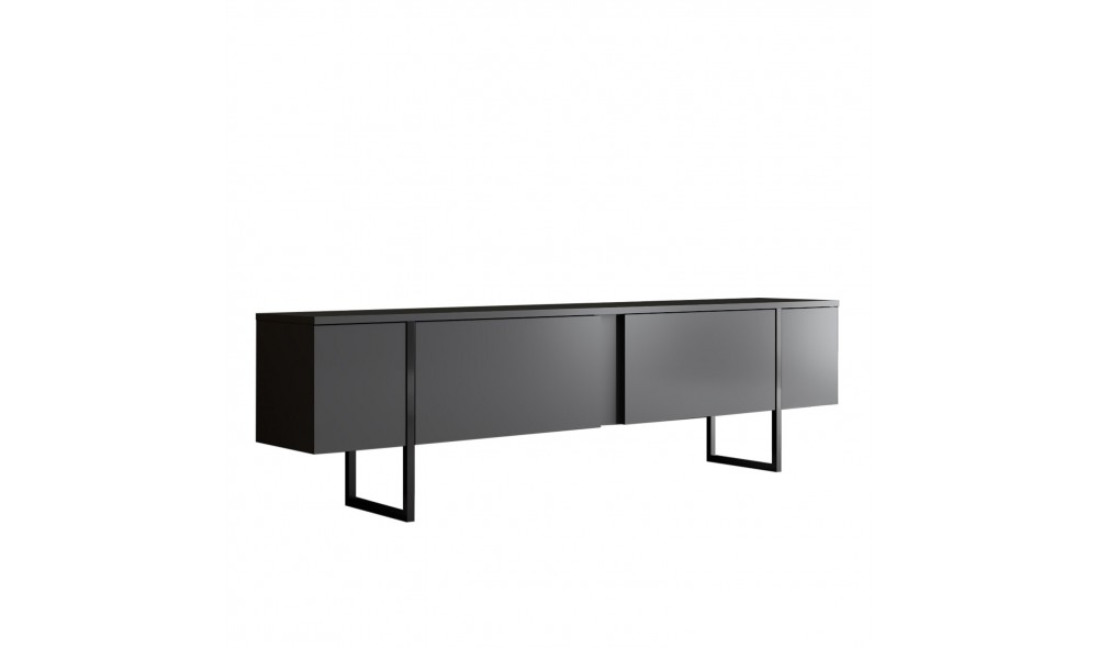 Suport TV Lux - Antracit, Negru 180 x 50 x 30 cm