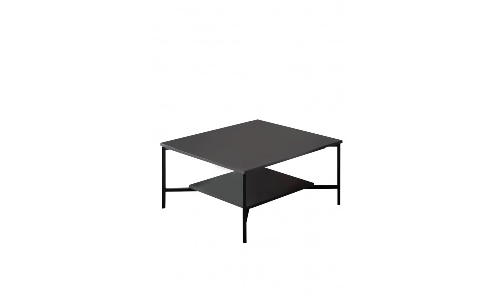 Masuta de cafea, Black Line, AntracitNegru, 80 x 40 x 80 cm