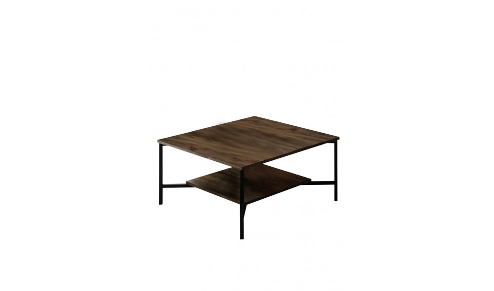 Masuta de cafea, Black Line, NucNegru, 80 x 40 x 80 cm