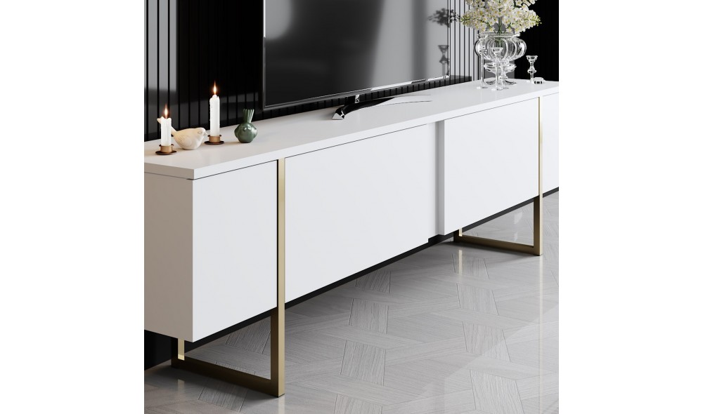 Set Mobila Sufragerie, Luxe Set, AlbAur, 180 x 47 x 30 cm