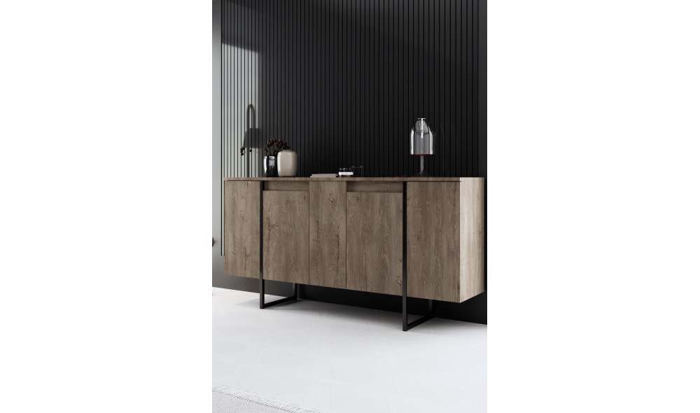 Consola, Luxe, NucNegru, 160 x 80 x 35 cm