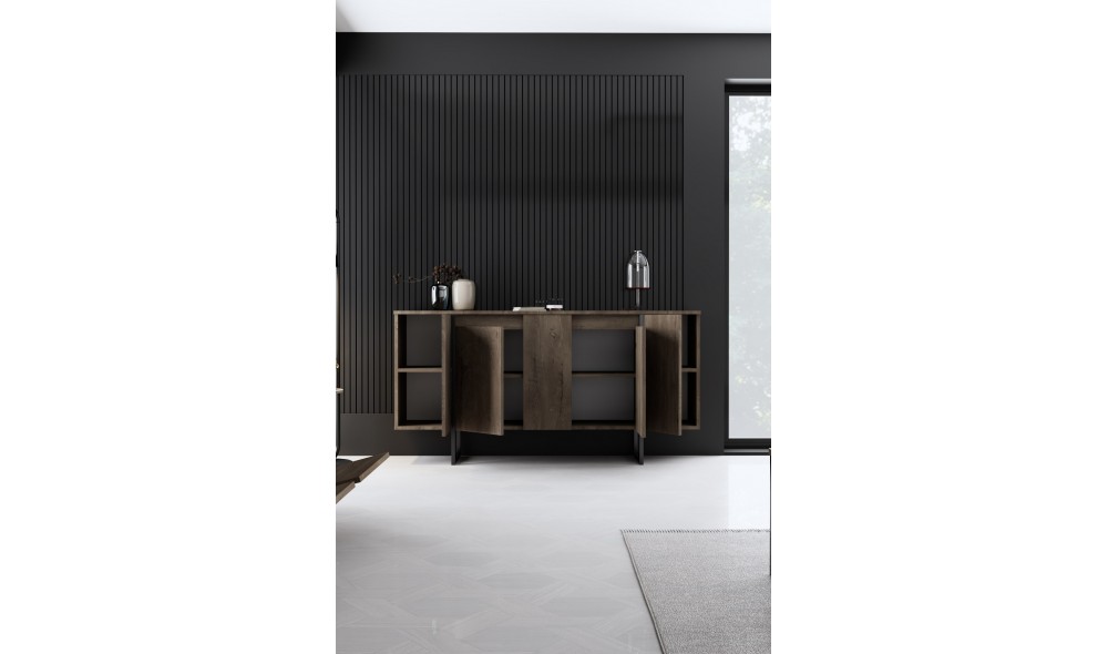 Consola, Luxe, NucNegru, 160 x 80 x 35 cm