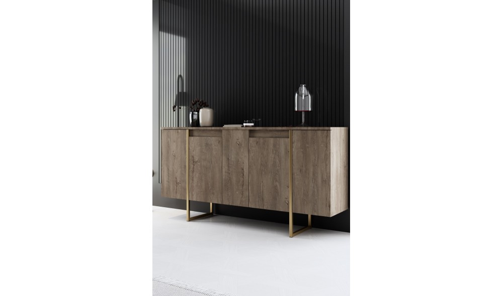 Consola, Luxe, NucAur, 160 x 80 x 35 cm