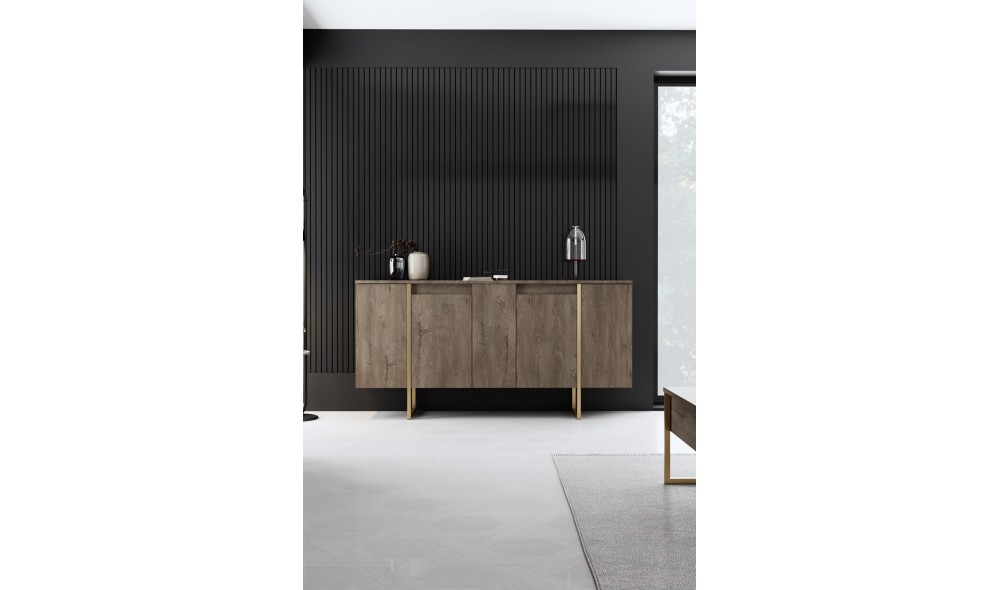 Consola, Luxe, NucAur, 160 x 80 x 35 cm