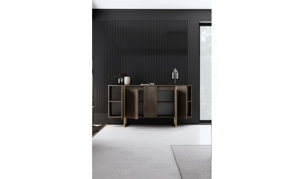 Consola, Luxe, NucAur, 160 x 80 x 35 cm