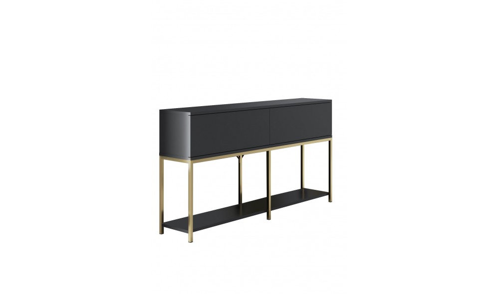 Consola, Lord, AntracitAur, 150 x 80 x 30 cm