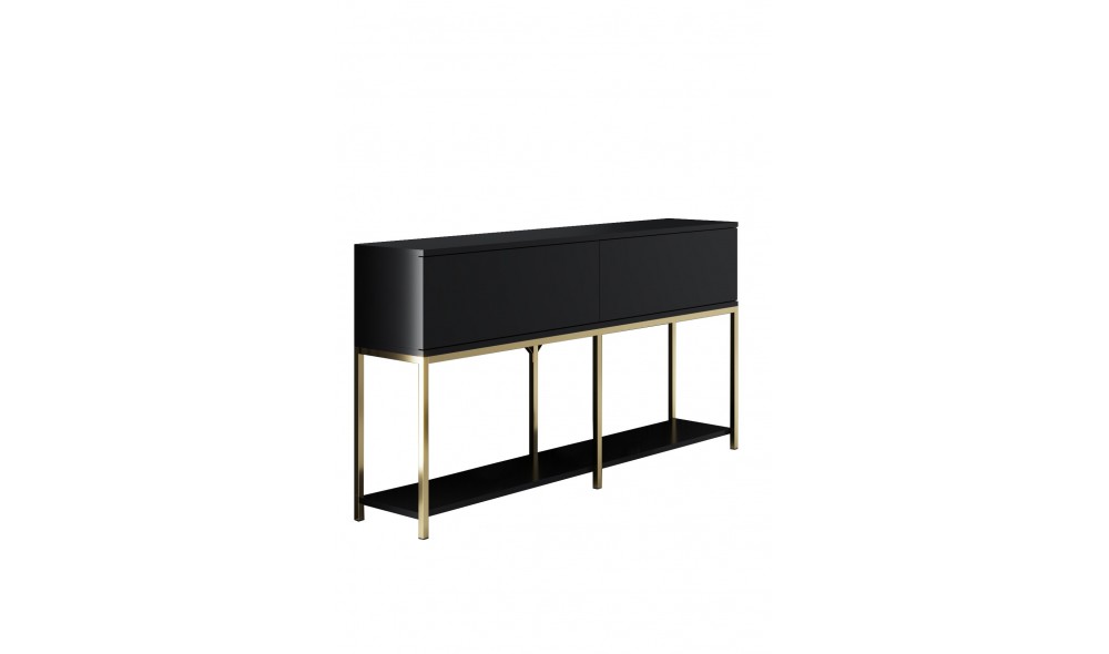 Consola, Lord, NegruAur, 150 x 80 x 30 cm