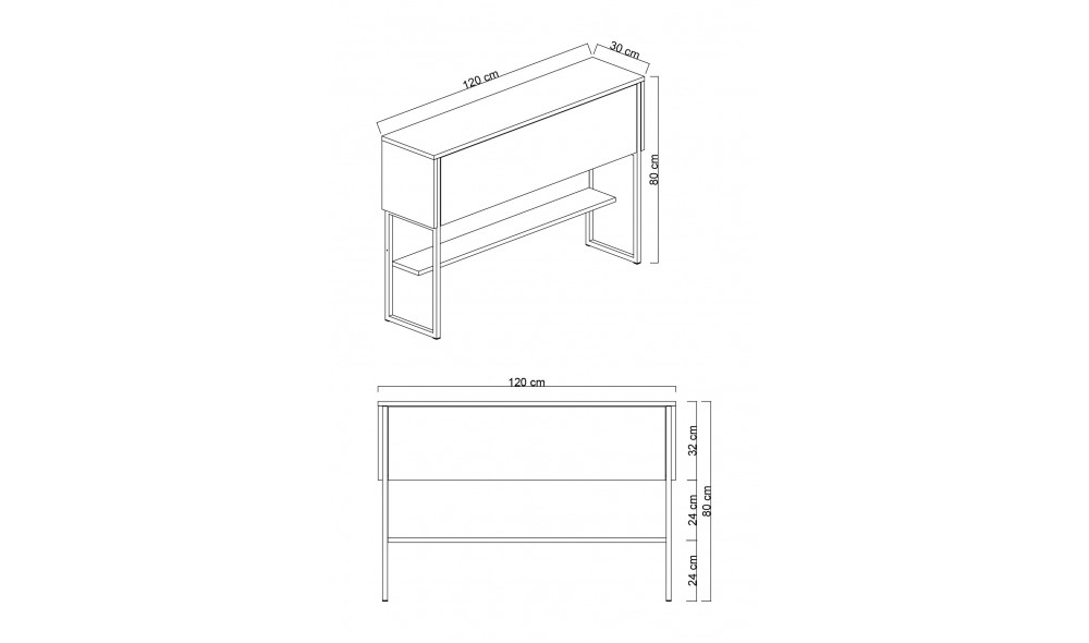 Set Mobila Sufragerie, Luxe Set, TravertinAur, 180 x 47 x 30 cm