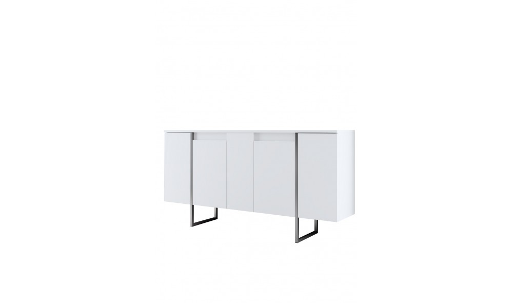 Consola, Luxe, AlbArgint, 160 x 80 x 35 cm