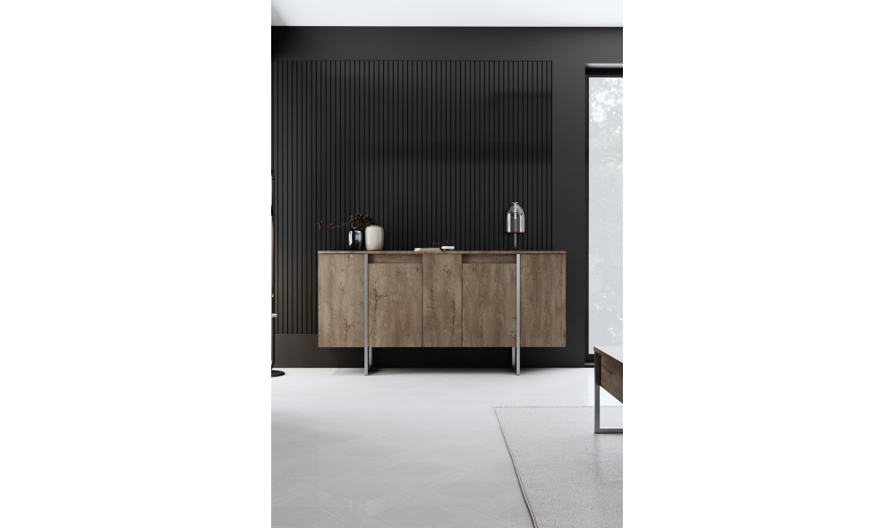 Consola, Luxe, NucArgint, 160 x 80 x 35 cm