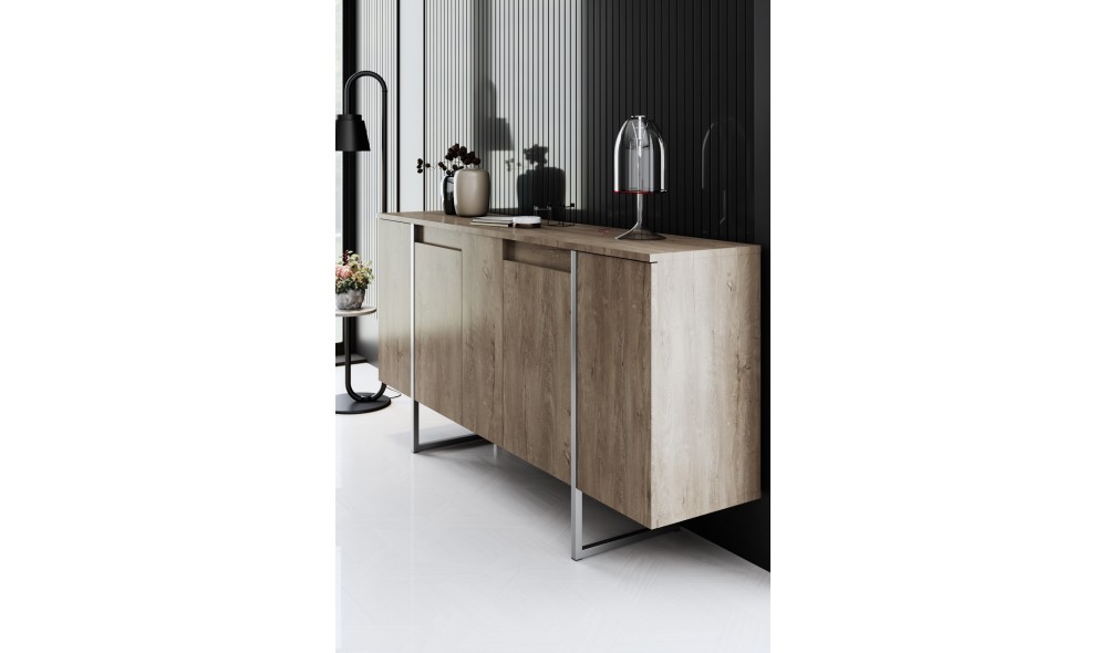 Consola, Luxe, NucArgint, 160 x 80 x 35 cm